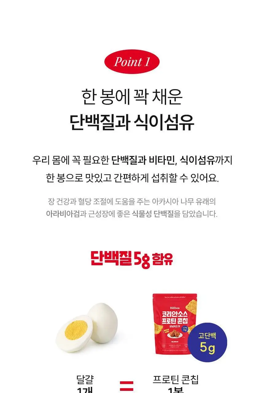 [NEW] 발보아 저당 코리안소스 프로틴콘칩 40g 2종 택1 상세페이지 12
